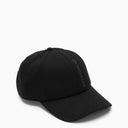 Moncler Black Lettering Logo Cap