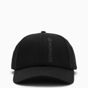 Moncler Black Lettering Logo Cap