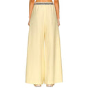 Pantalones de lana del logotipo de Stella McCartney