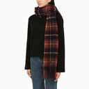 Polo Ralph Lauren Red Wool Check Scarf