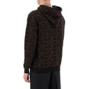 Felpa monogramma con cappuccio balmain