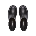 Stivali logo in pelle miu miu