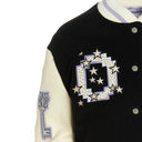 Off White Wool Bomber Jacket