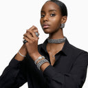 Swarovski Hyperbola Necklace Black/Silver - Balardi