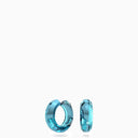 Swarovski Lucent Blue Hoop Earrings - Balardi