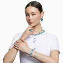 Swarovski Lucent Blue Hoop Earrings - Balardi