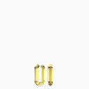 Orecchini a cerchio gialli lucenti Swarovski