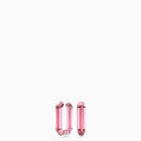 Swarovski Lucent Pink Hoop Earrings - Balardi