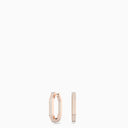 Swarovski Dextera Rose Gold Hoop Earrings - Balardi