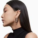 Swarovski Dextera Rose Gold Hoop Earrings - Balardi