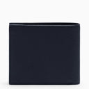 Bally New Blue Lettering Tsp Billfold Wallet