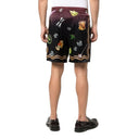 Pantalones cortos de seda estampados de Sunset de Casablanca