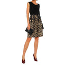 Bottega Veneta Leopard Print Calf Hair Skirt