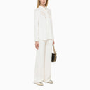 Stella Mc Cartney Wide Cream Trousers - Balardi