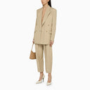 Stella Mc Cartney Beige Viscose Double Breasted Jacket