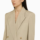 Stella Mc Cartney Beige Viscose Double Breasted Jacket