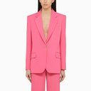 Stella Mc Cartney Pink Single Breasted Jacket In Wool