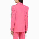 Stella Mc Cartney Pink Single Breasted Jacket In Wool