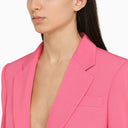 Stella Mc Cartney Pink Single Breasted Jacket In Wool