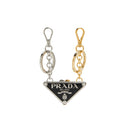 Prada Set Of Two Logo Keyrings