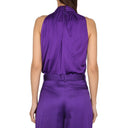 Versace versace top drappeggiato