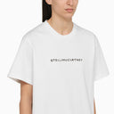 Stella Mc Cartney White Crew Teck Cish con logotipo