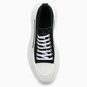 Alexander Mc Queen Black/White Threedd Slick scarpe