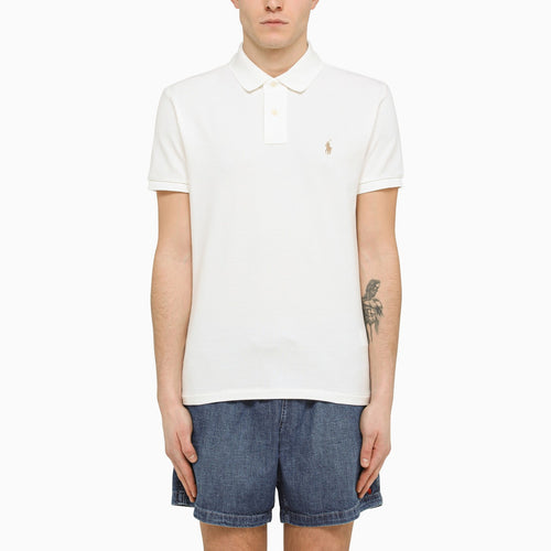 Polo Ralph Lauren White Piqué Polo Shirt - Balardi