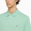 Polo Ralph Lauren Aquamarine Piqué Polo Shirt With Logo
