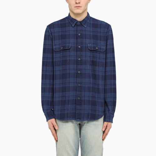 Polo Ralph Lauren Blue Check Pattern Classic Fit Shirt - Balardi