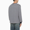 Polo Ralph Lauren White/Navy Striped Crew Neck T Shirt