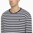 Polo Ralph Lauren White/Navy Striped Crew Neck T Shirt