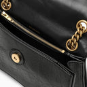 Balenciaga Small Black Leather Crush Bag