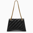 Balenciaga Crush Medium Bag With Black Quilted Chain