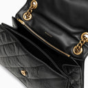 Balenciaga Crush Medium Bag With Black Quilted Chain