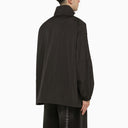 Balenciaga Lightweight Black Nylon Jacket With Logo