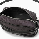 Alexander Mc Queen Black Camera Bag With Leather Details