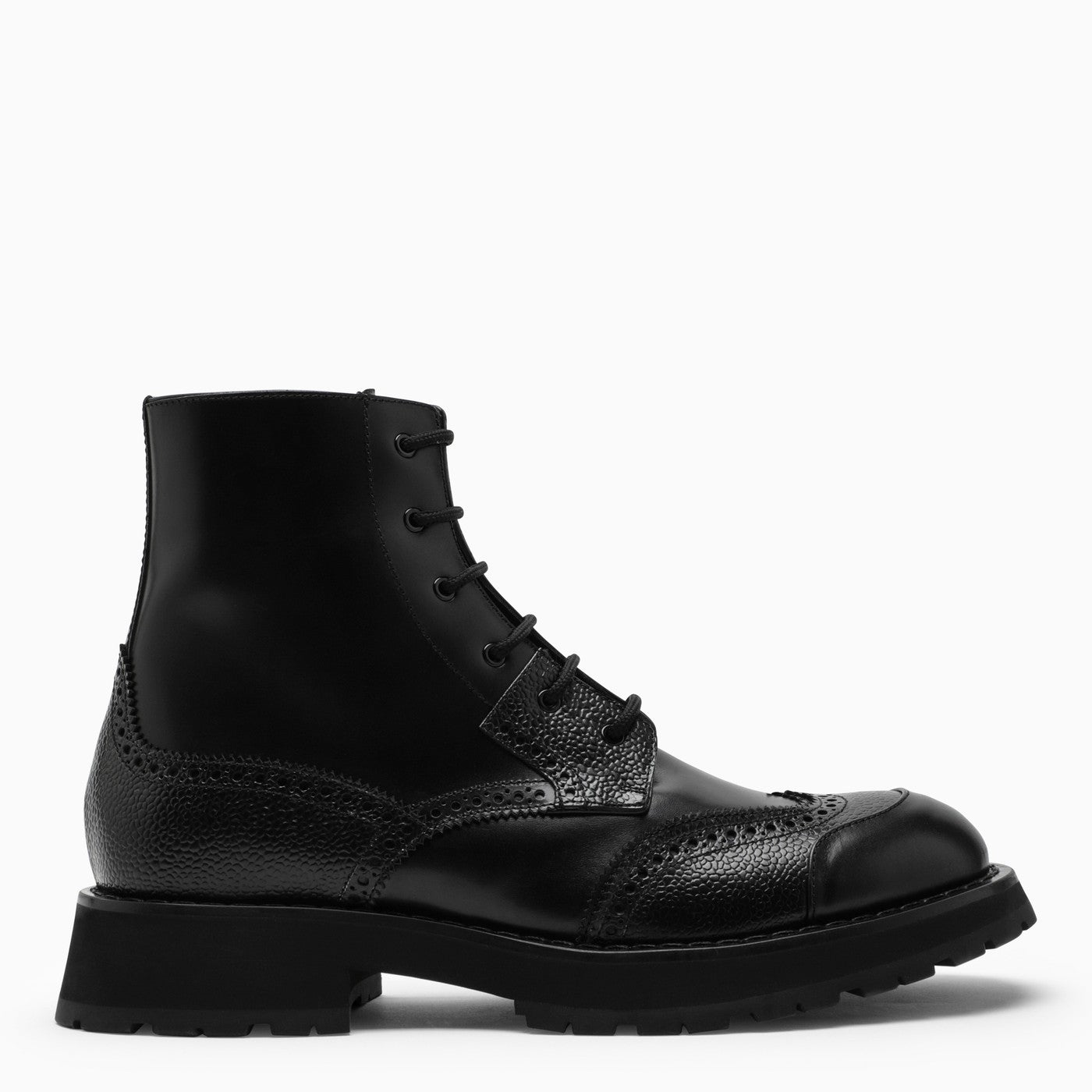 ALEXANDER MCQUEEN, Black Men's Boots