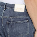 Alexander Mc Queen Loose Blue Cotton Jeans - Balardi