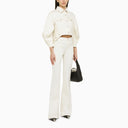 Alexander Mc Queen Ivory Flared Jeans - Balardi