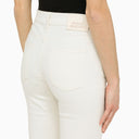 Alexander Mc Queen Ivory Flared Jeans - Balardi