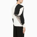 Alexander Mc Queen Black/White Crew Neck Jersey - Balardi