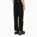 Balenciaga Black Cropped Jeans With Wear - Balardi
