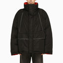 Balenciaga Balenciaga Black Nylon Wrap Parka