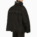 Balenciaga Balenciaga Black Nylon Wrap Parka