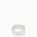 Alexander Mc Queen Ivory Ring With Logo - Balardi