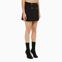 Alexander Mc Queen Navy Wool Miniskirt - Balardi