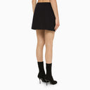 Alexander Mc Queen Navy Wool Miniskirt - Balardi