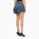 Alexander MC Queen Blue Denim Minirirt