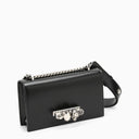 Alexander Mc Queen Jewelled Satchel Shoulder Bag Black - Balardi